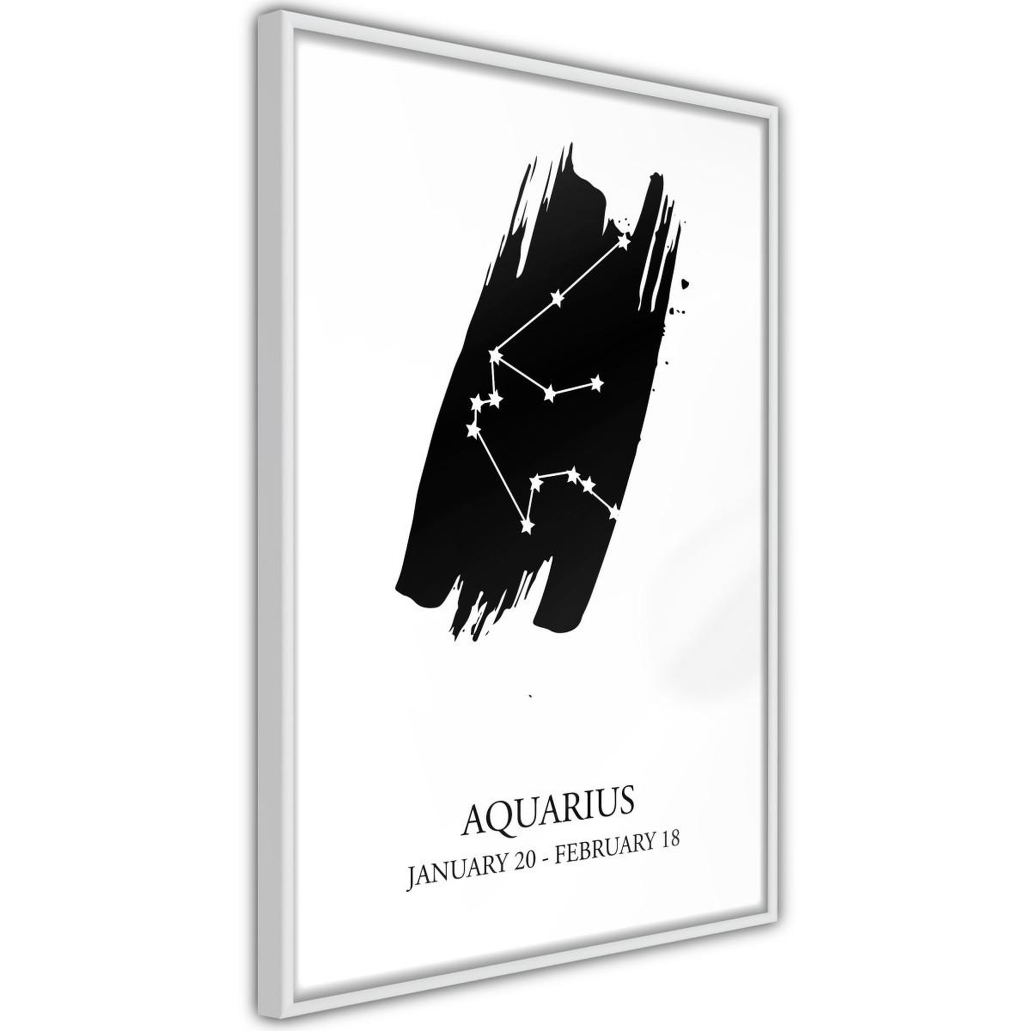 Paris Prix Affiche murale encadrée  zodiac aquarius i