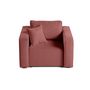 Voir la diapositive 6 : BEST MOBILIER Topaze - fauteuil - en velours texturé