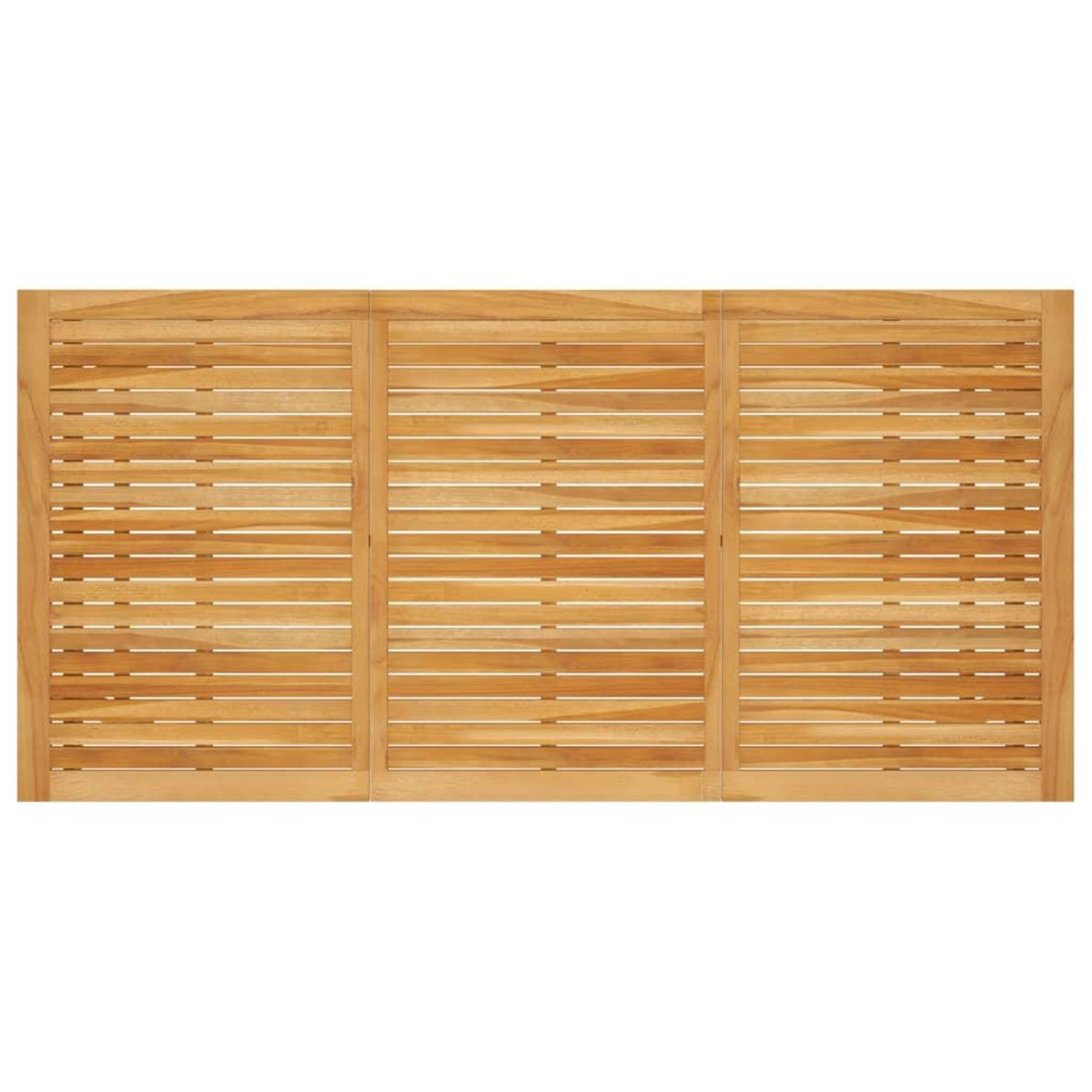 VIDAXL Ensemble a manger de jardin 7 pcs Noir