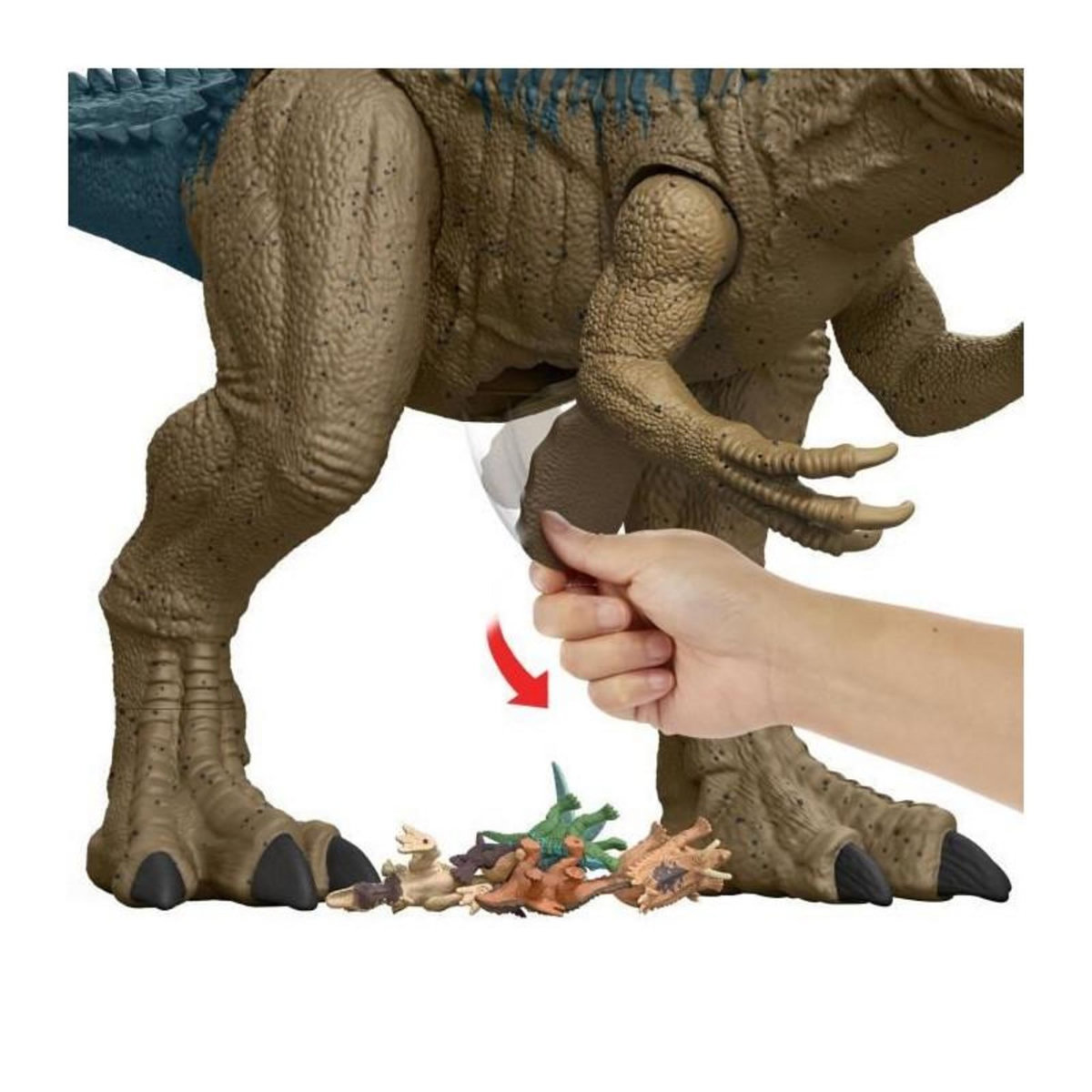 GENERIQUE Jurassic World-Allosaurus Super Colossal-Figurine articulée 96 cm HRX53