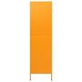 Voir la diapositive 4 : VIDAXL Garde-robe Jaune moutarde 90x50x180 cm Acier