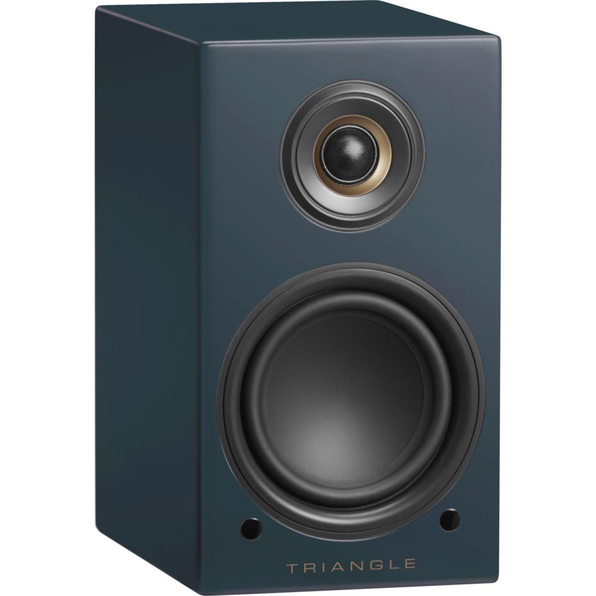 Triangle Enceinte bibliothèque active LN01A ELARA Bleue X2