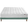 Voir la diapositive 1 : IDLITERIE Ensemble literie : matelas à ressorts ODYSSEE et mémoire de forme avec sommier - Qualité française