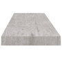 Voir la diapositive 5 : VIDAXL Etagere murale flottante Gris beton 80x23,5x3,8 cm MDF