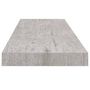 Voir la diapositive 5 : VIDAXL Etagere murale flottante Gris beton 80x23,5x3,8 cm MDF