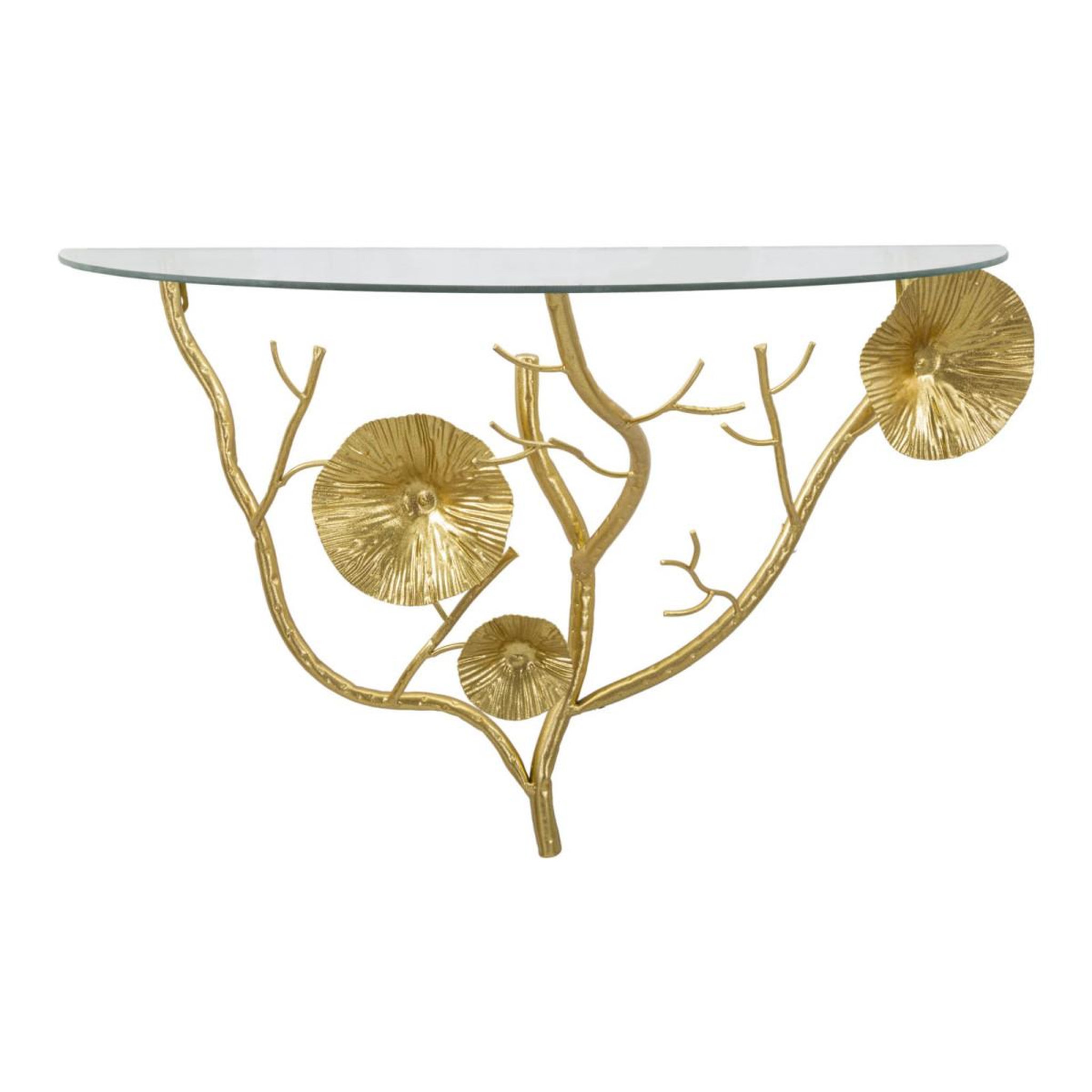 Voir la diapositive 4 : Paris Prix Table de chevet murale  tisty  60cm or