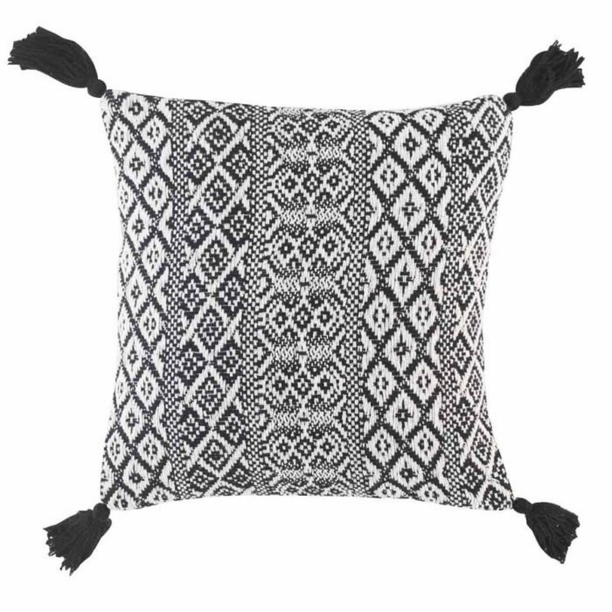 Paris Prix Coussin Déhoussable  Scenarel  40x40cm Noir & Blanc
