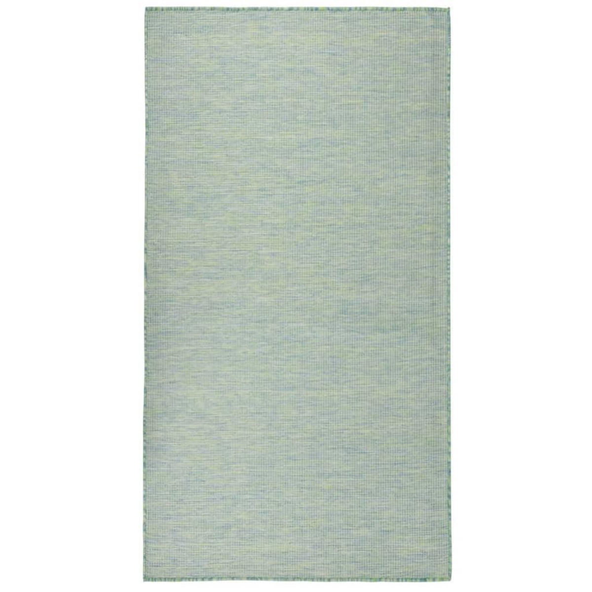 VIDAXL Tapis a tissage plat d'exterieur 140x200 cm Turquoise