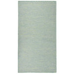 VIDAXL Tapis a tissage plat d'exterieur 140x200 cm Turquoise