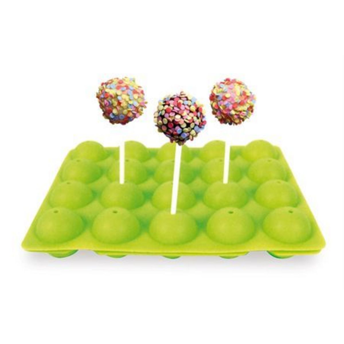 YOKODESIGN Moule à cake pops et 20 bâtonnets offerts 