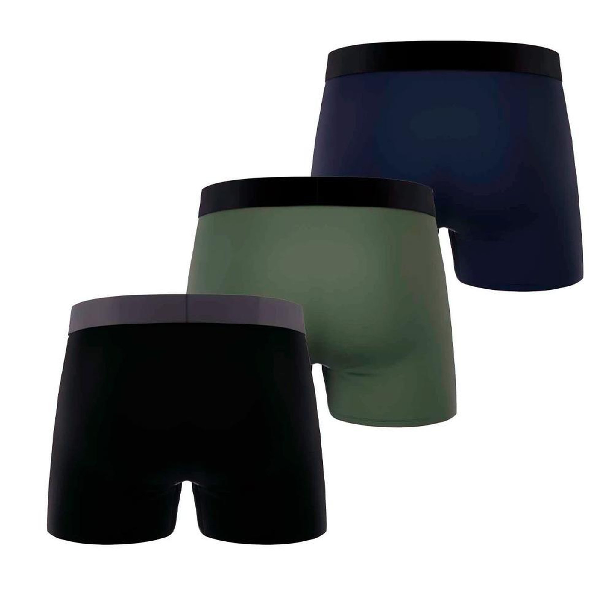 Voir la diapositive 2 : VON DUTCH x3 Boxers Noir/Vert/Marine Homme Von Dutch LOGMED