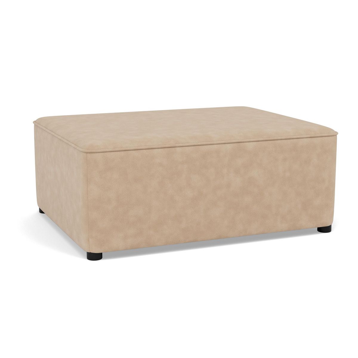 BEST MOBILIER Topaze - pouf en simili