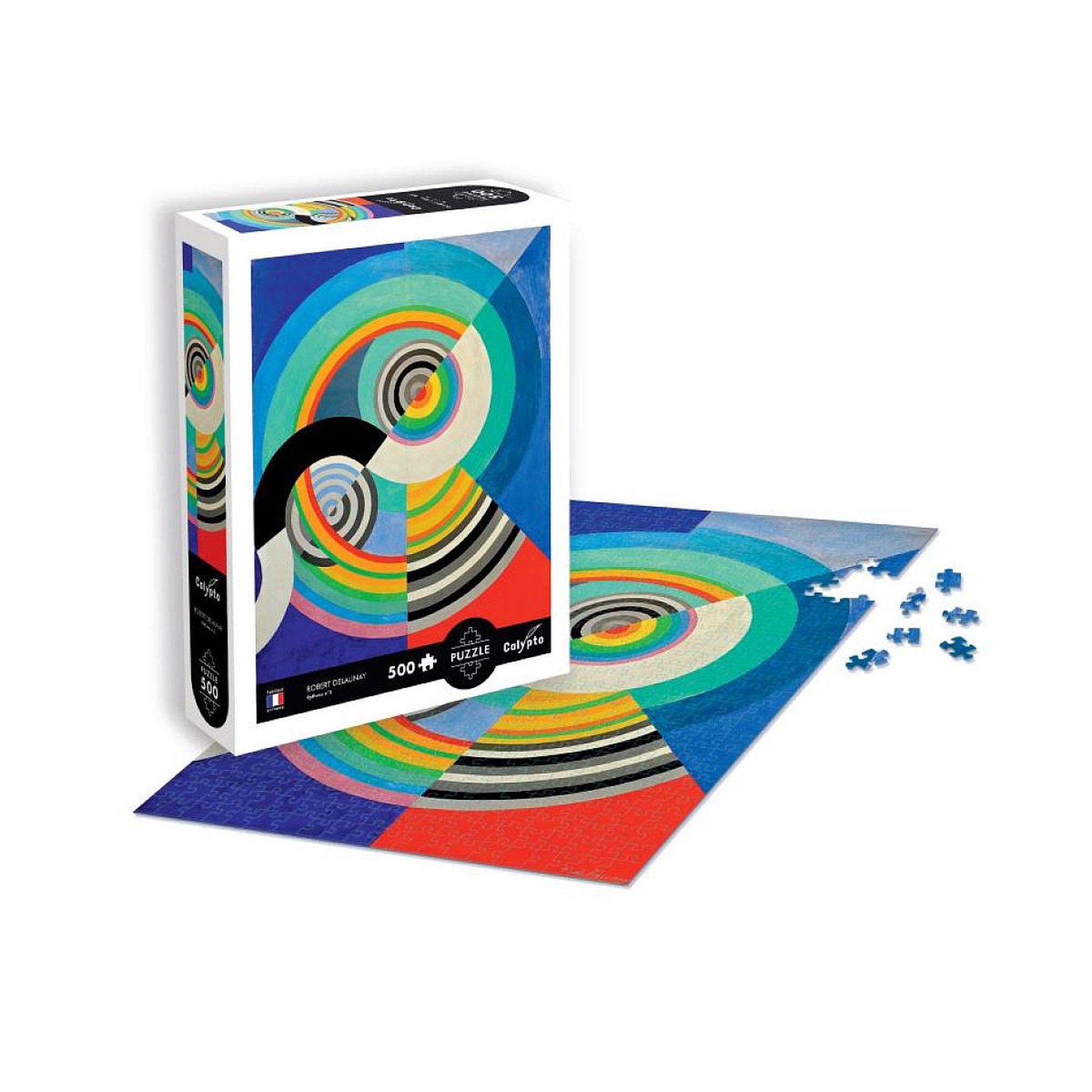 Voir la diapositive 2 : Sentosphere Puzzle 500 pieces - rythme n 3 - robert delaunay