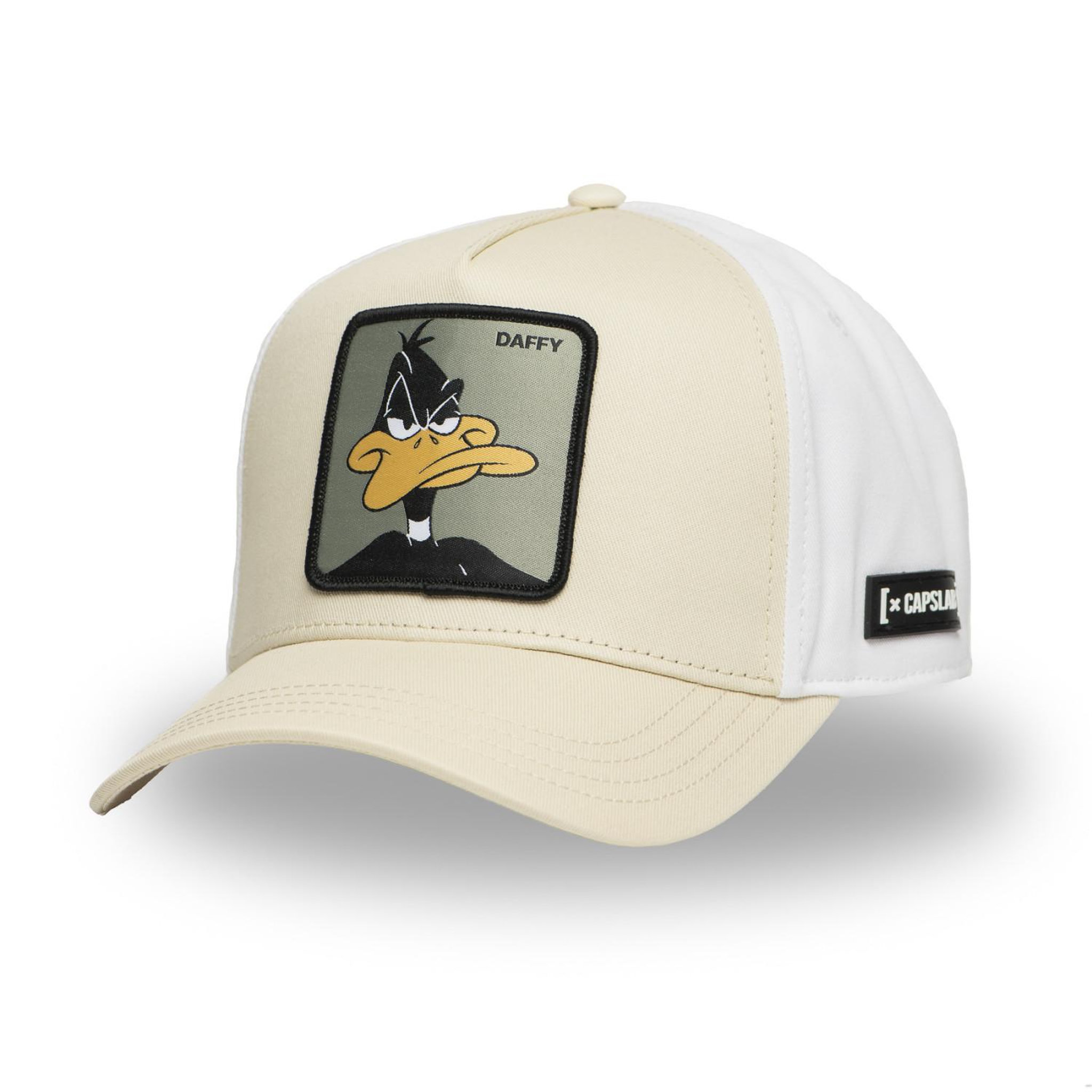 Voir la diapositive 1 : CAPSLAB Casquette trucker en sergé de coton Looney Tunes Daffy