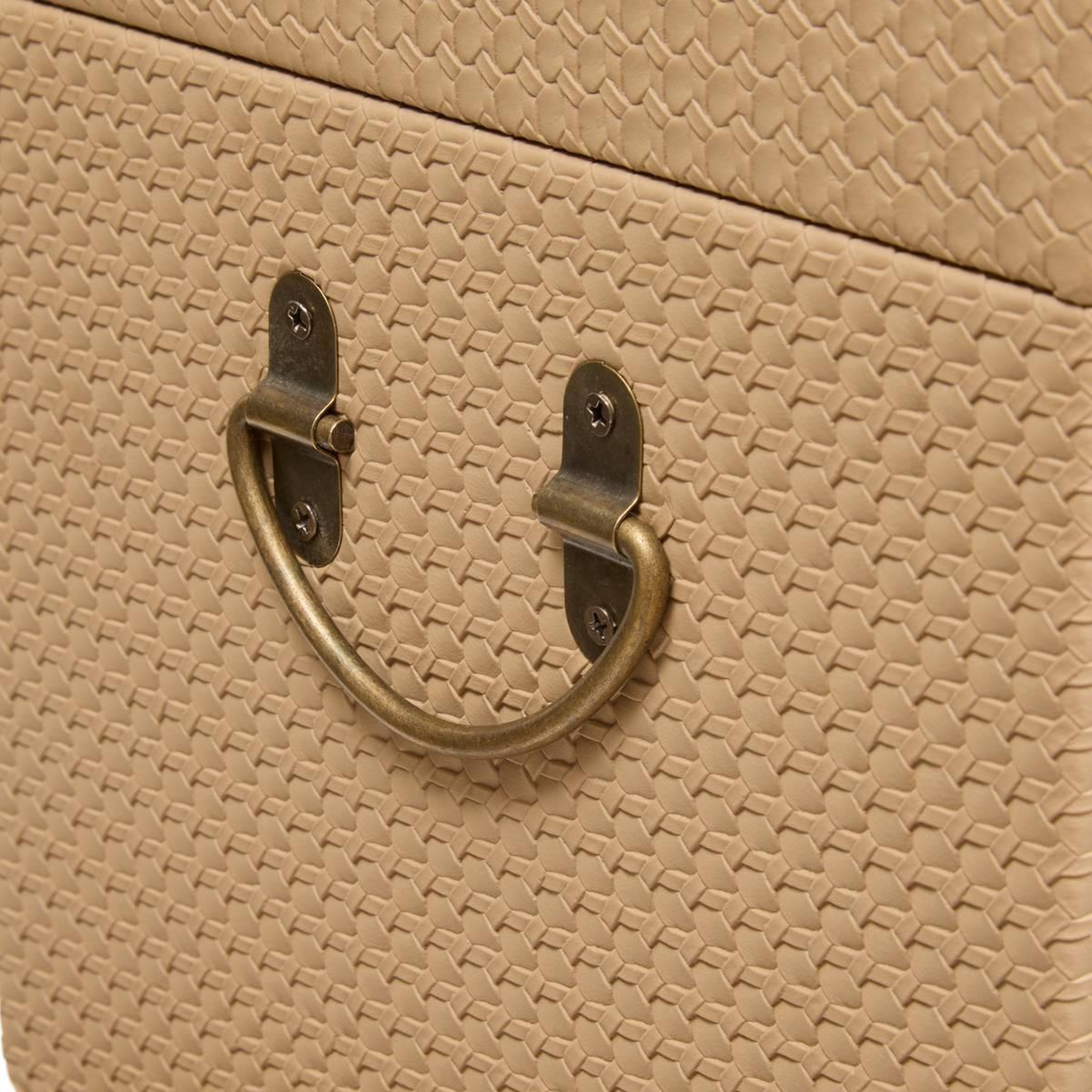 Voir la diapositive 6 : ATMOSPHERA Lot de 3 malles de rangement  bonie  60cm taupe