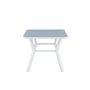 Voir la diapositive 2 : Paris Prix Table de Jardin  Virya  160cm Blanc & Gris