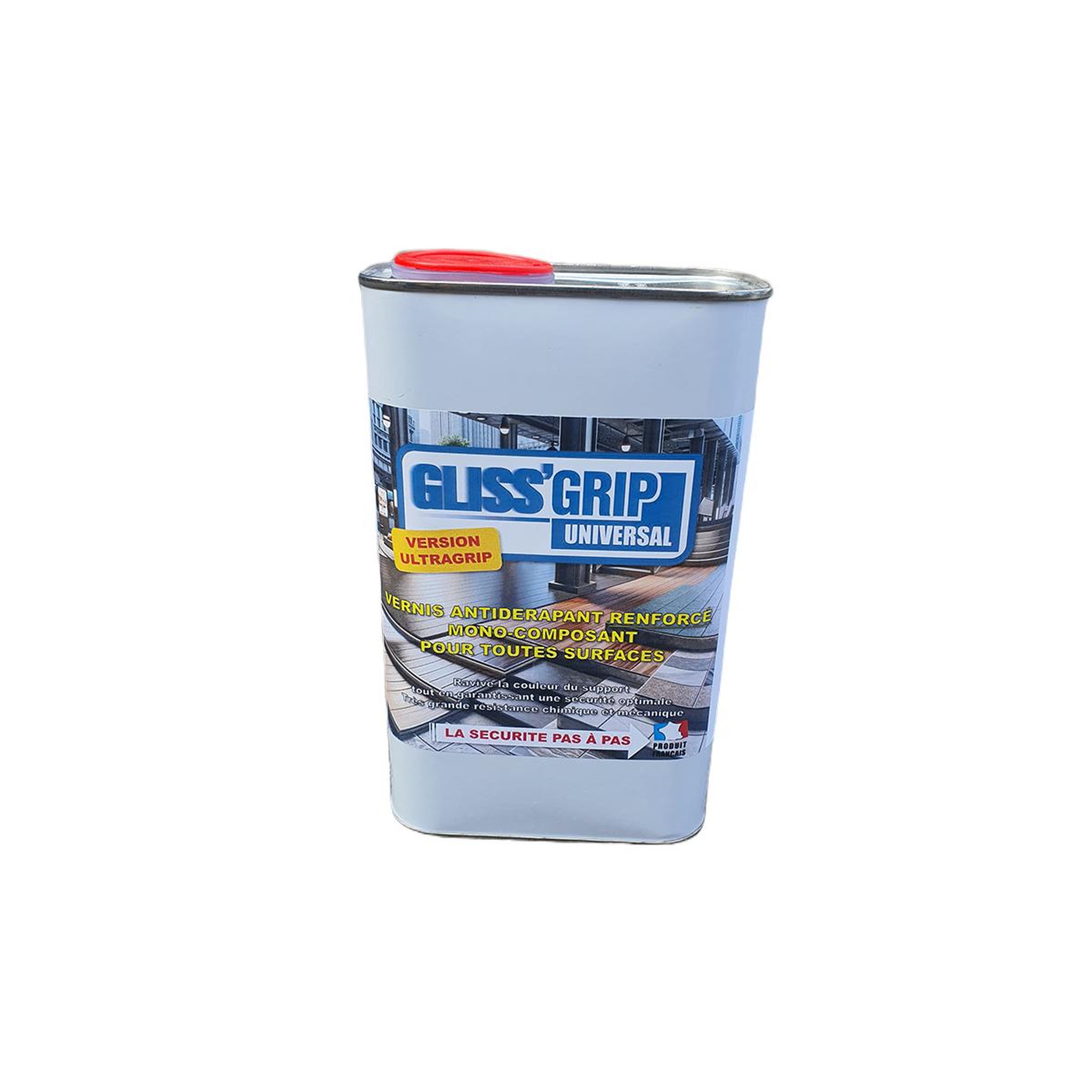GLISS GRIP Vernis antidérapant léger mono-composant pour toutes les surfaces - k-gg-uni-ug-1kg