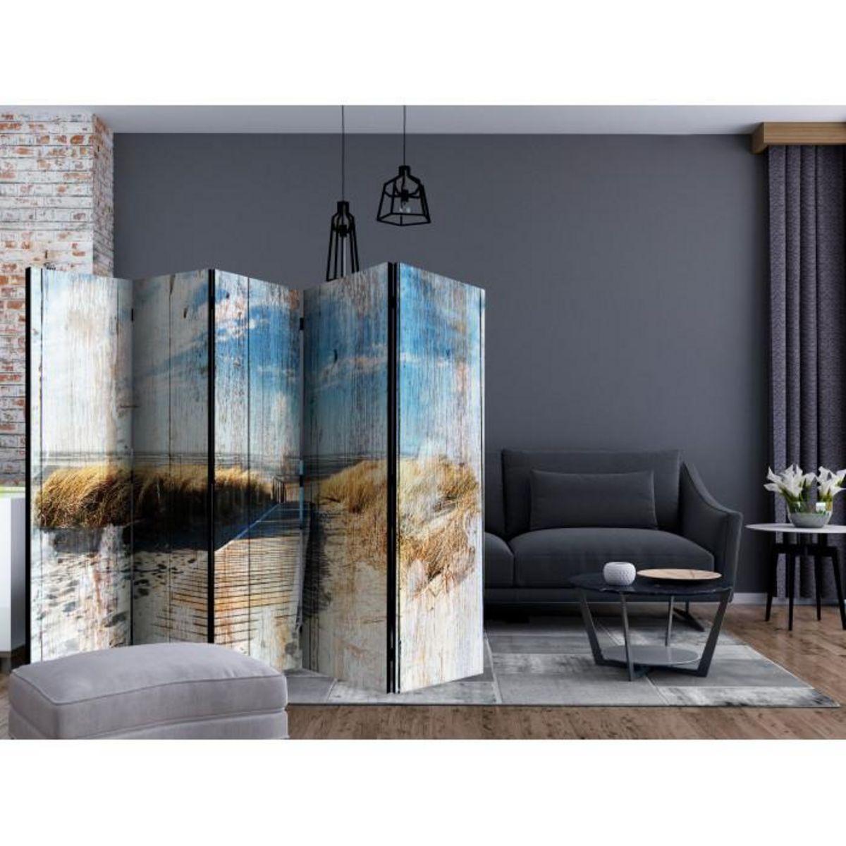 Paris Prix Paravent 5 Volets  Unforgettable Summer  172x225cm