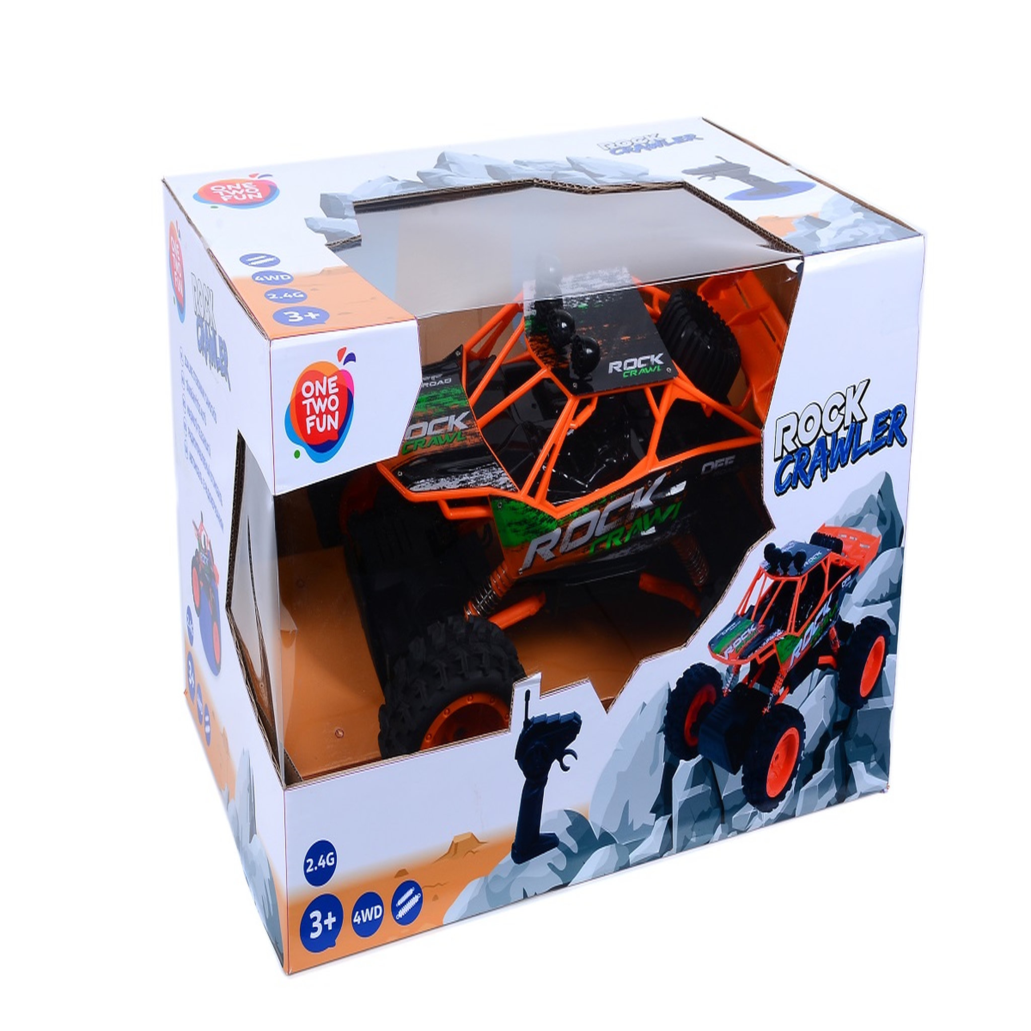 Voir la diapositive 2 : One Two Fun Voiture radiocommandée Rock Crawler
