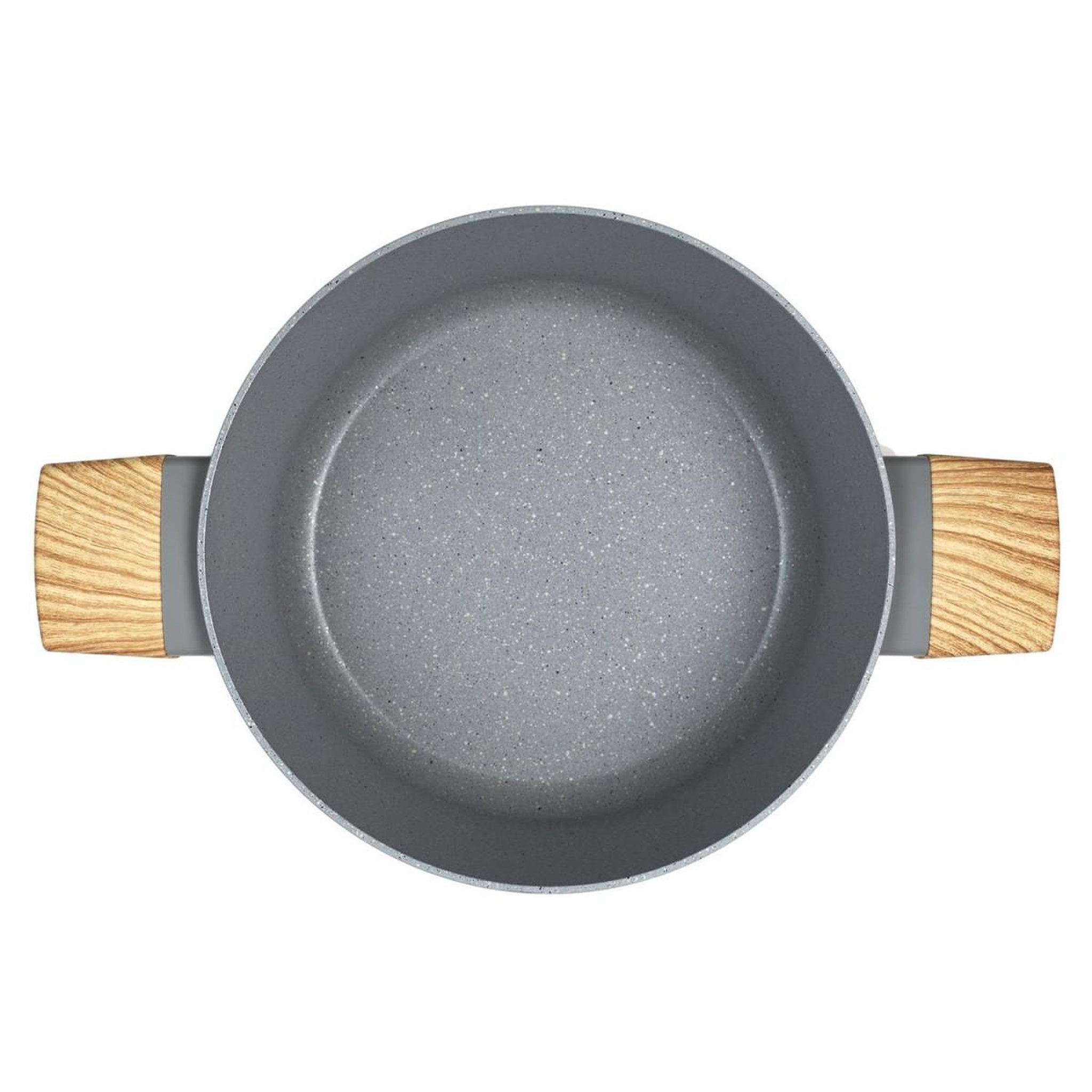 Voir la diapositive 3 : COOK CONCEPT Faitout aluminium  forgé  24cm gris