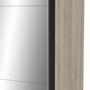 Voir la diapositive 3 : Armoire 2 portes coulissantes 1 miroir L120 cm THIBAULT