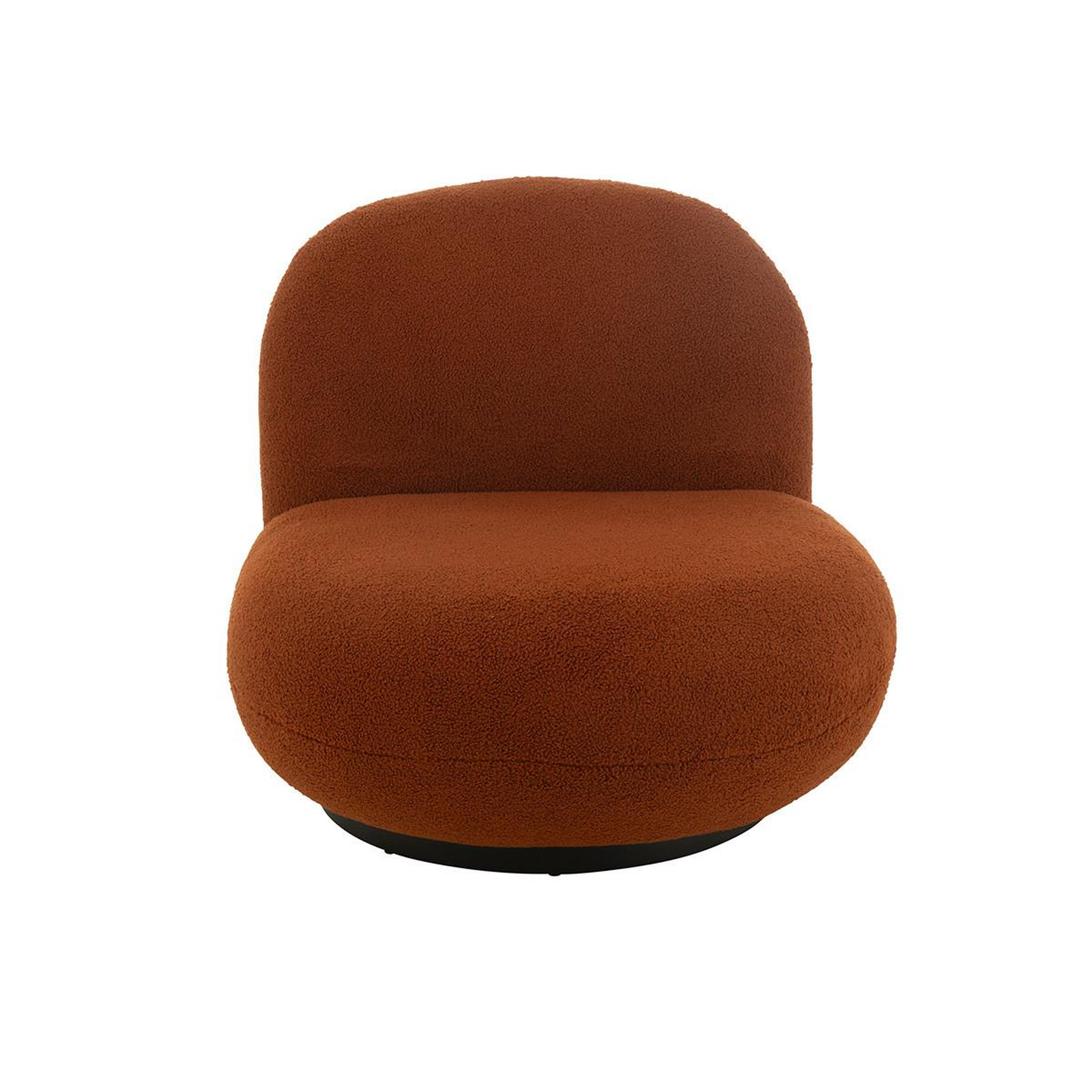 Voir la diapositive 2 : J-LINE Fauteuil Lounge  Neige  95cm Orange