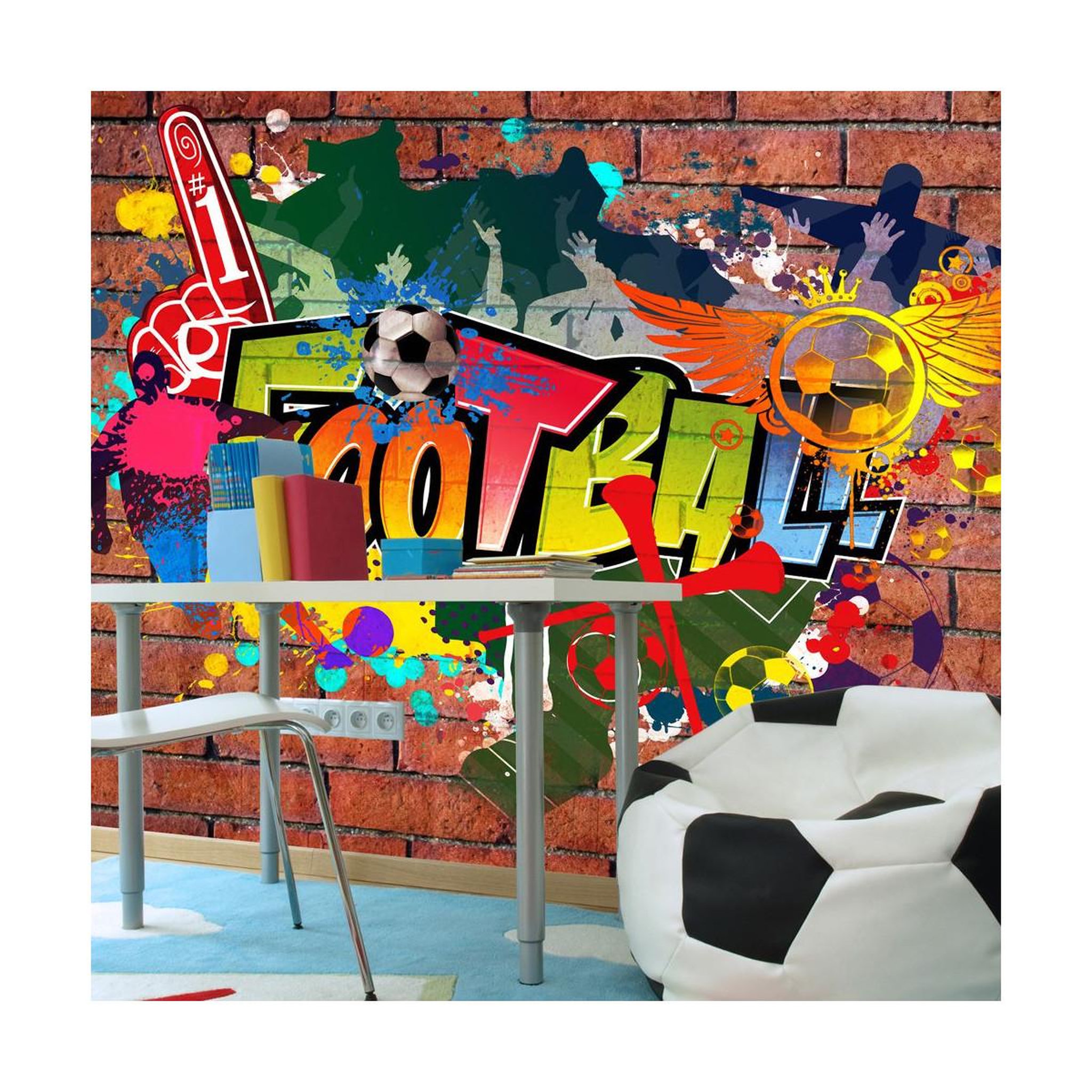 Voir la diapositive 1 : Paris Prix Papier Peint  Football Fans!