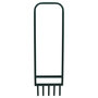 Voir la diapositive 2 : VIDAXL Aerateur de pelouse 5 dents creuses vert acier enduit de poudre