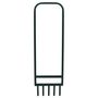 Voir la diapositive 2 : VIDAXL Aerateur de pelouse 5 dents creuses vert acier enduit de poudre