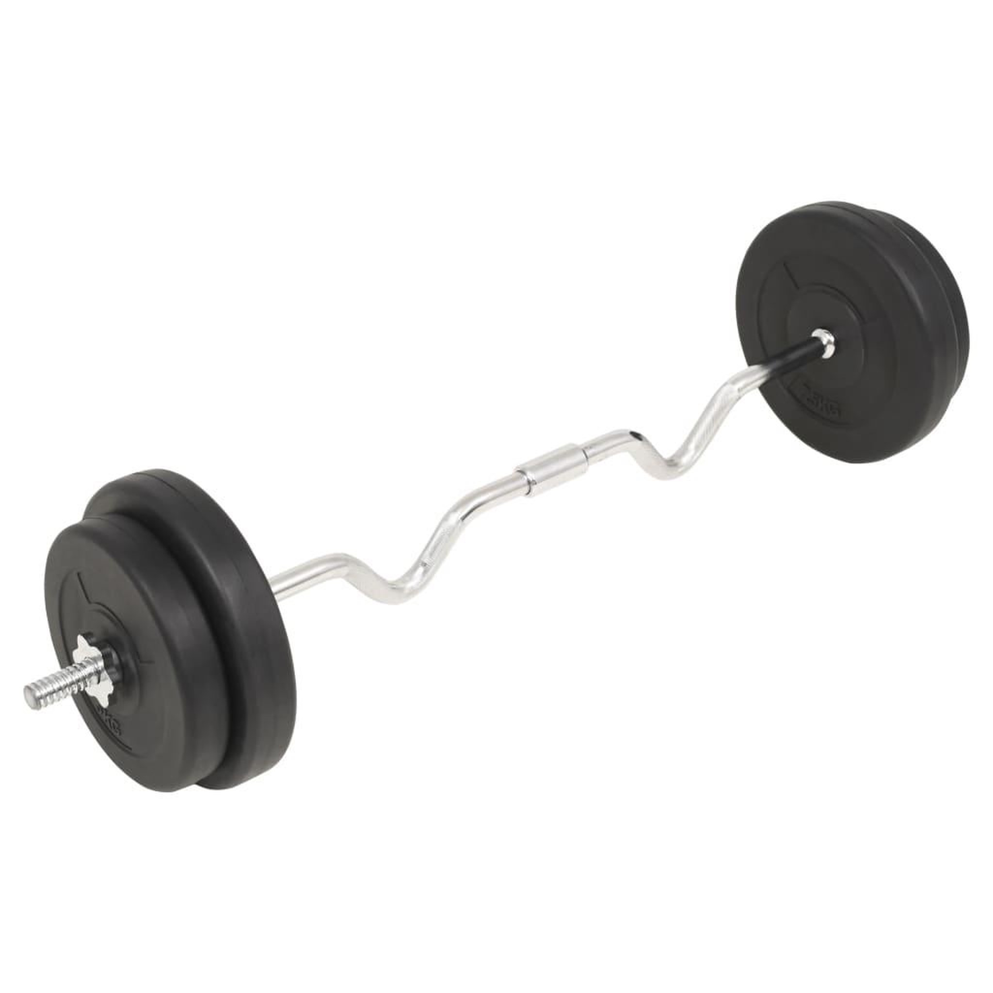 Voir la diapositive 2 : VIDAXL Ensemble d'halteres 30 kg