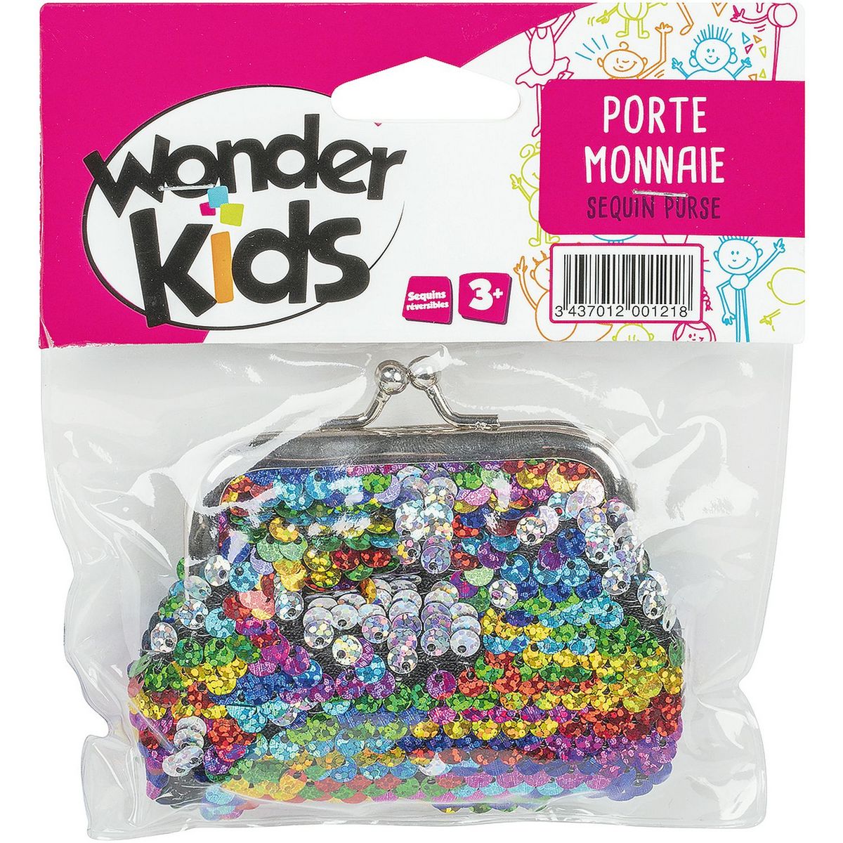 WDK Porte monnaie Sequins