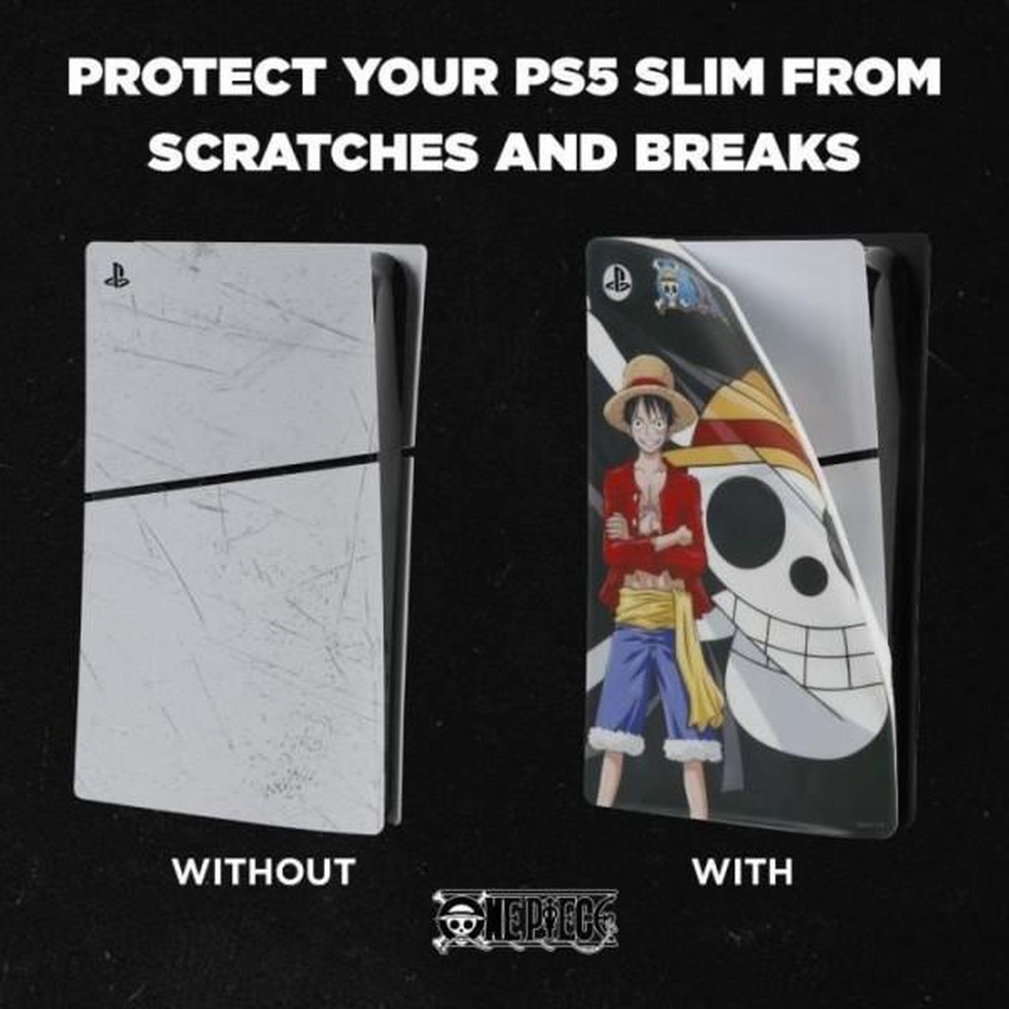 Voir la diapositive 3 : Konix Silicone Cover Pour Playstation 5 Slim - One Piece-Accessoire-PS5
