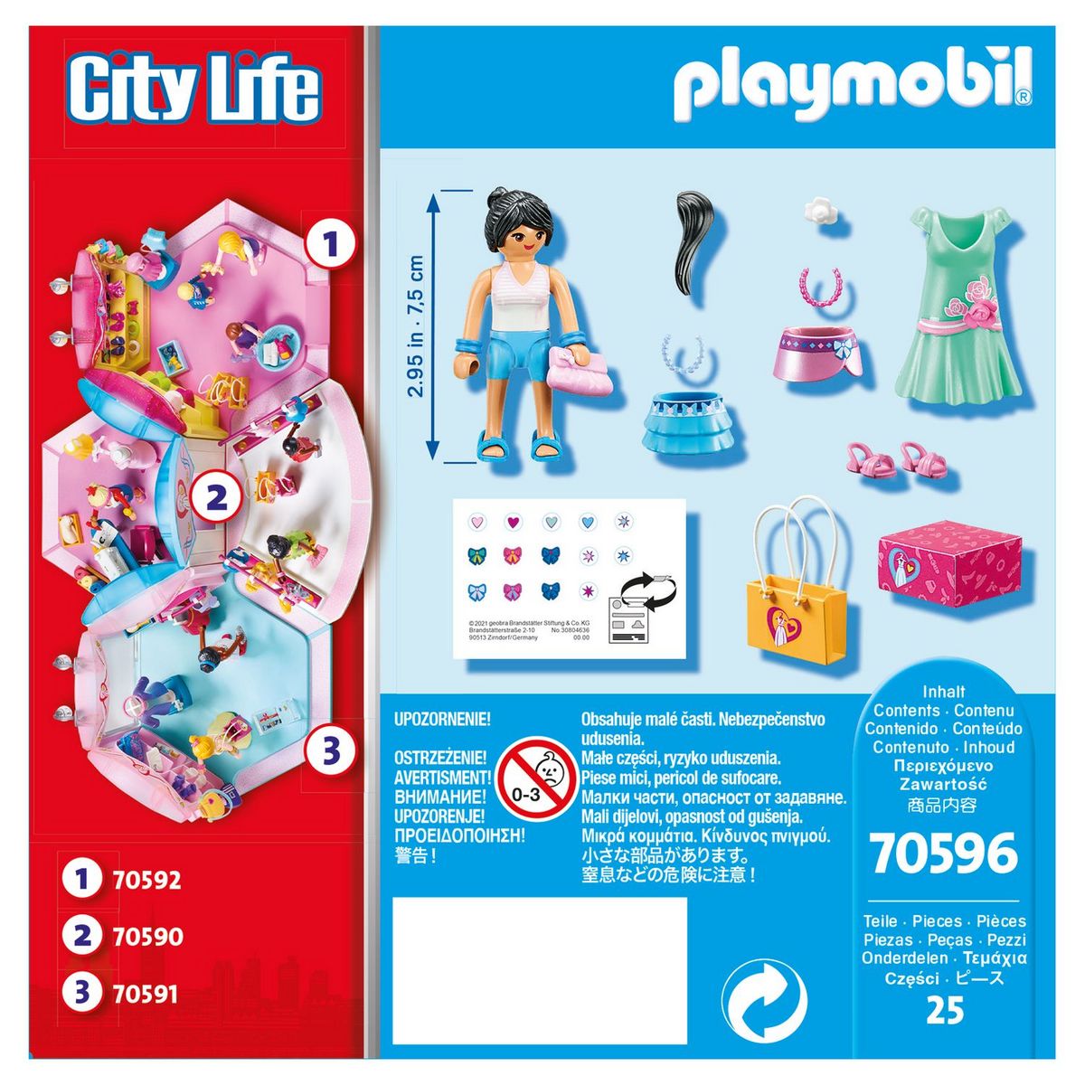 PLAYMOBIL 70596 - City Life - Jeune fille stylée