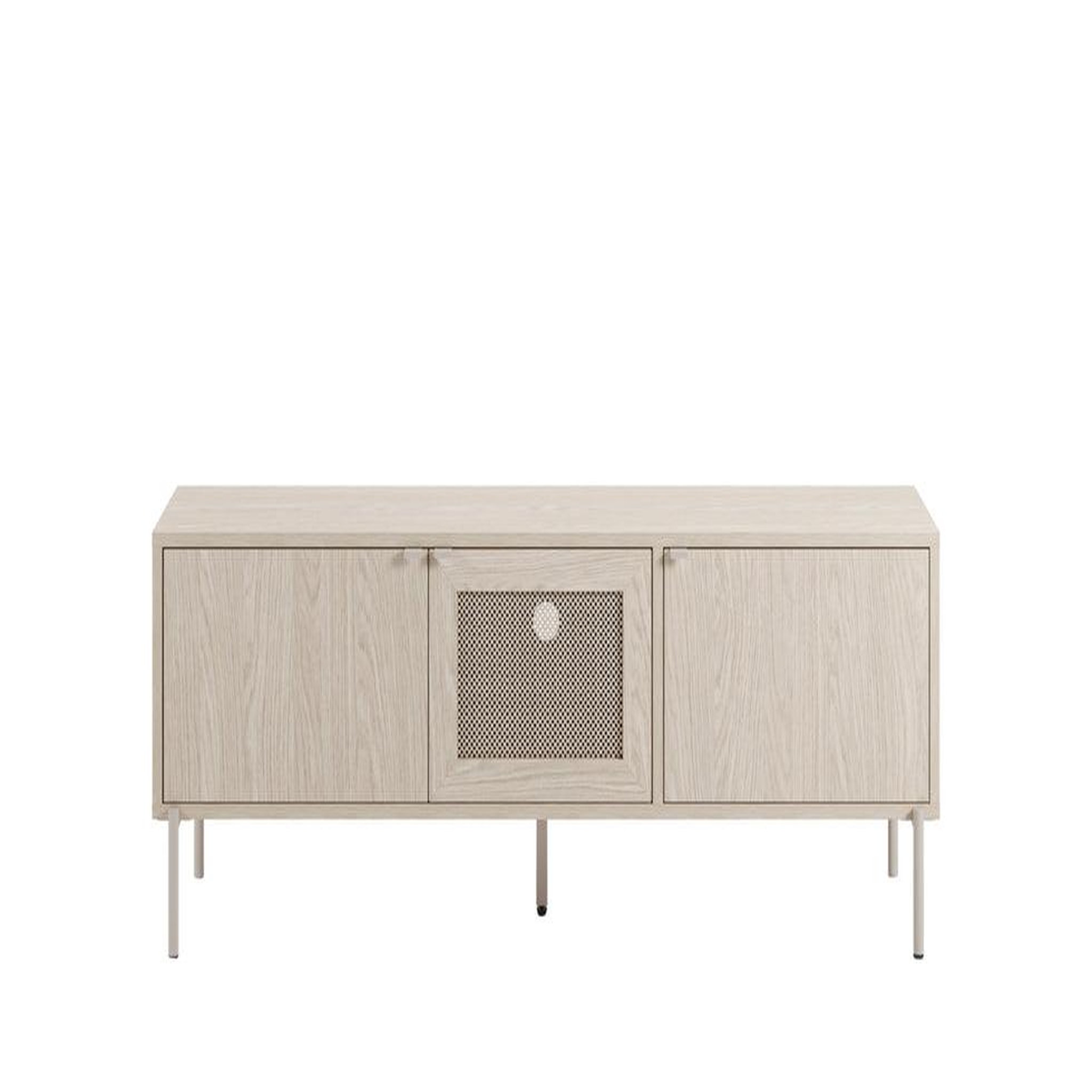 CASANOVA PARIS Vira - meuble tv 140cm en mélamine beige