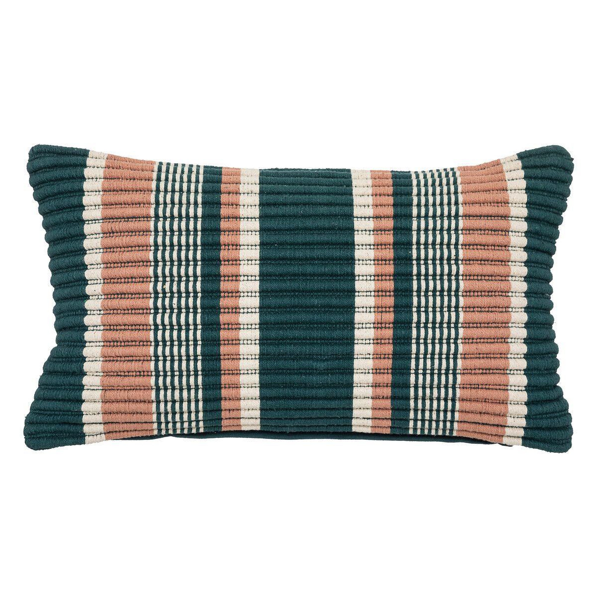 ATMOSPHERA Coussin côtelé  léa  30x50cm multicolore