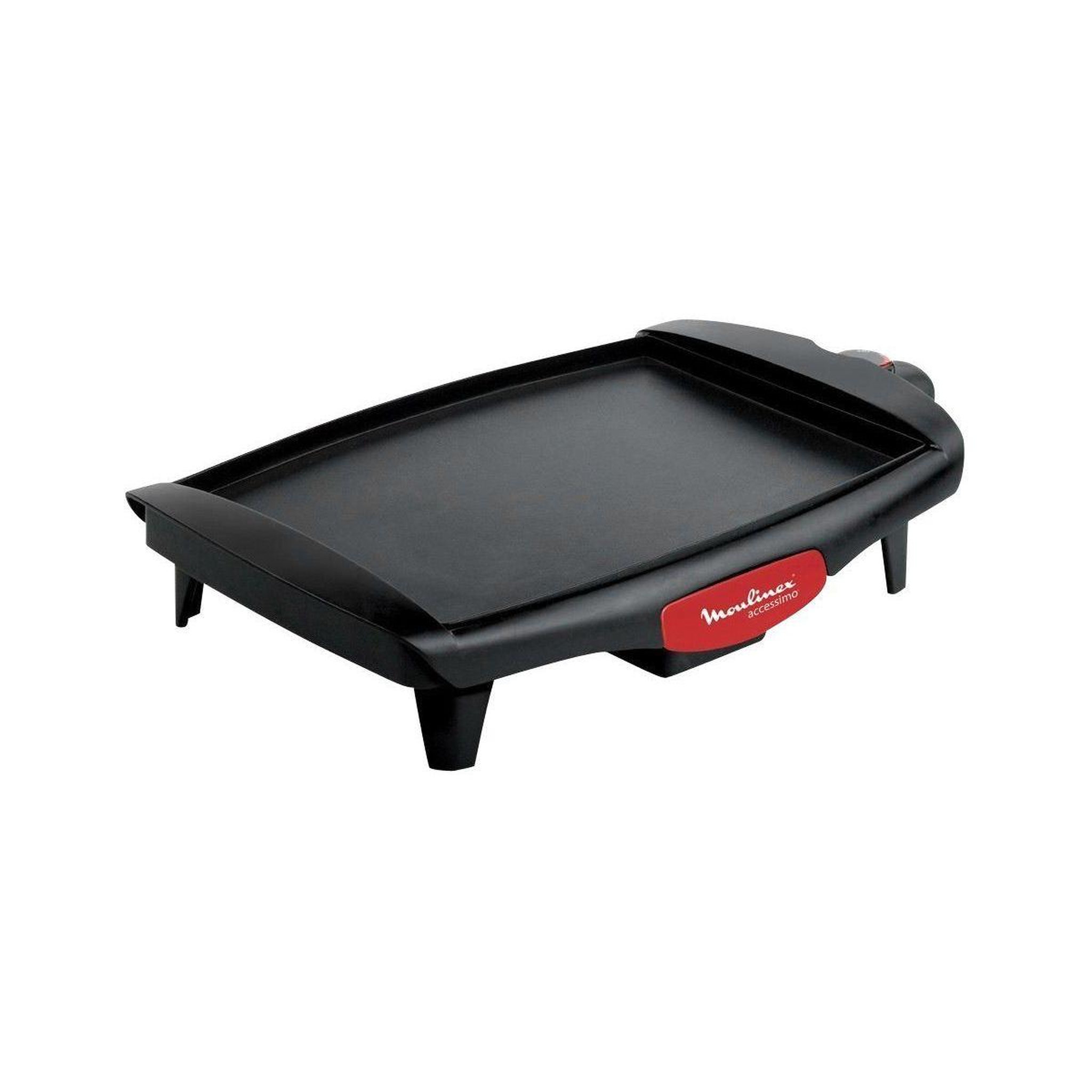 Voir la diapositive 2 : MOULINEX Plancha électrique CB560811 noir à poser, 35x25.5 cm