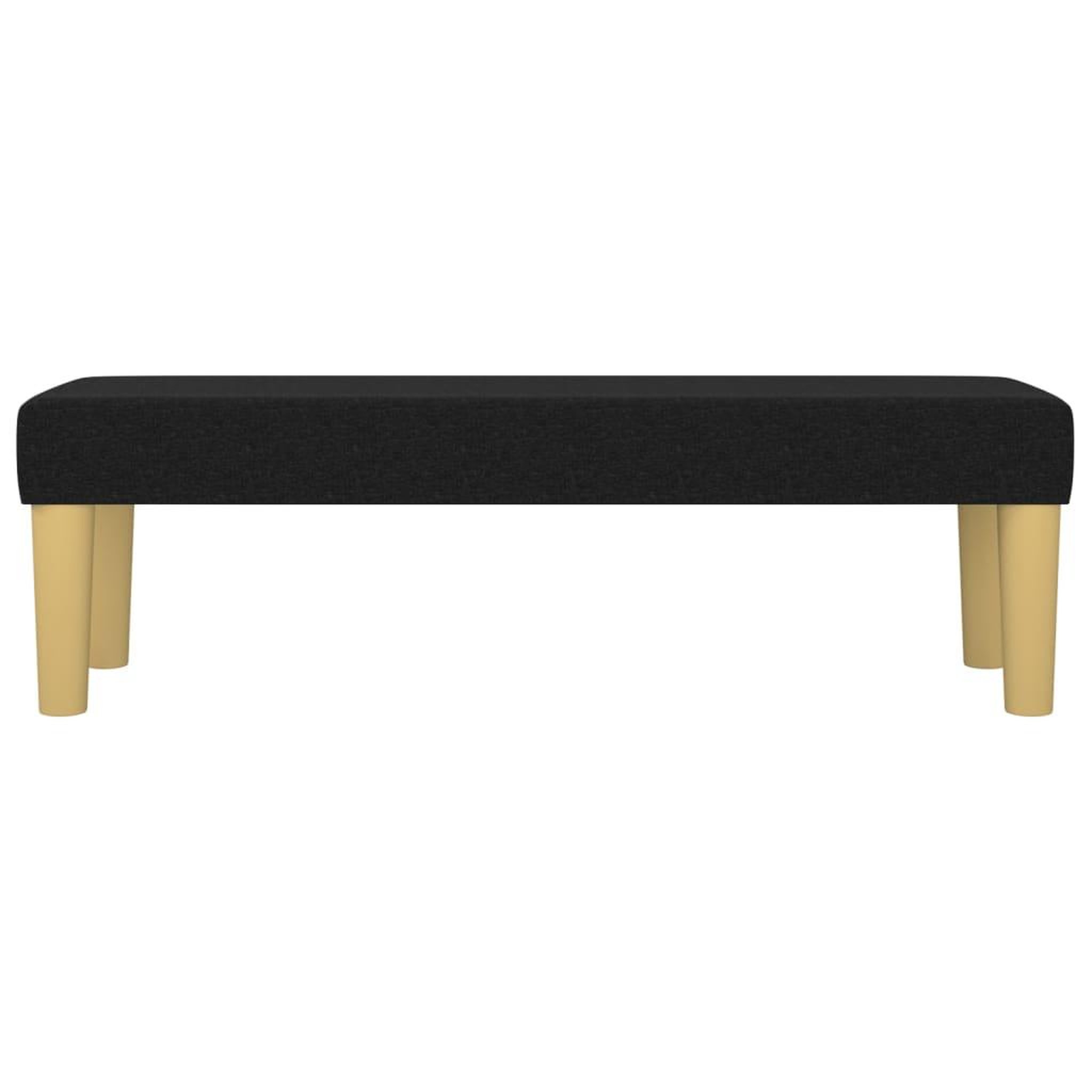 Voir la diapositive 3 : VIDAXL Banc Noir 100x30x30 cm Tissu