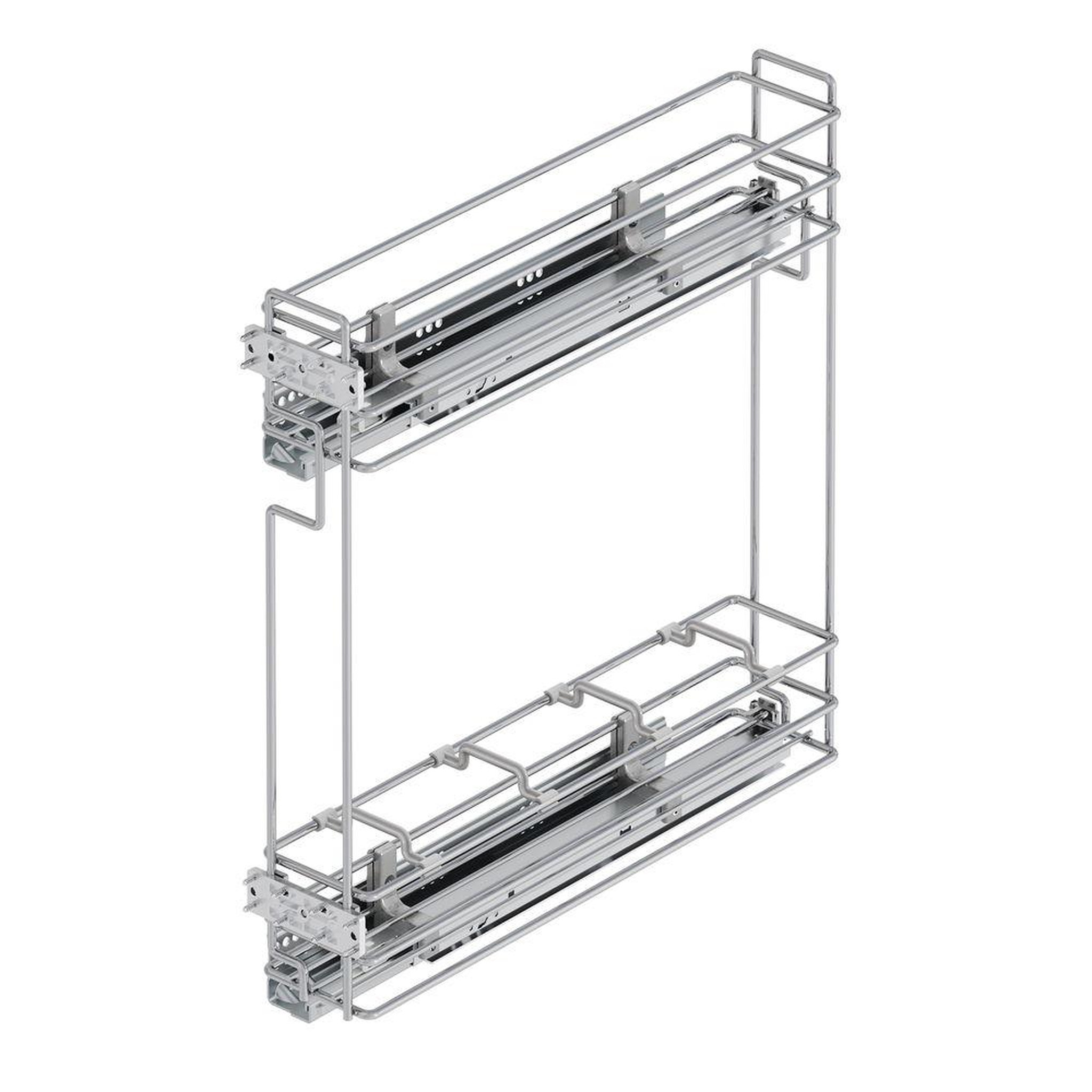 EMUCA SRL Porte-bouteilles coulissant Suprastar avec fermeture en douceur, Module 200 mm, Chromé