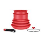 Arthur Martin Batterie de cuisine - ARTHUR MARTIN - AMR88 - Batterie de cuisine 8 pieces - Tous feux dont induction