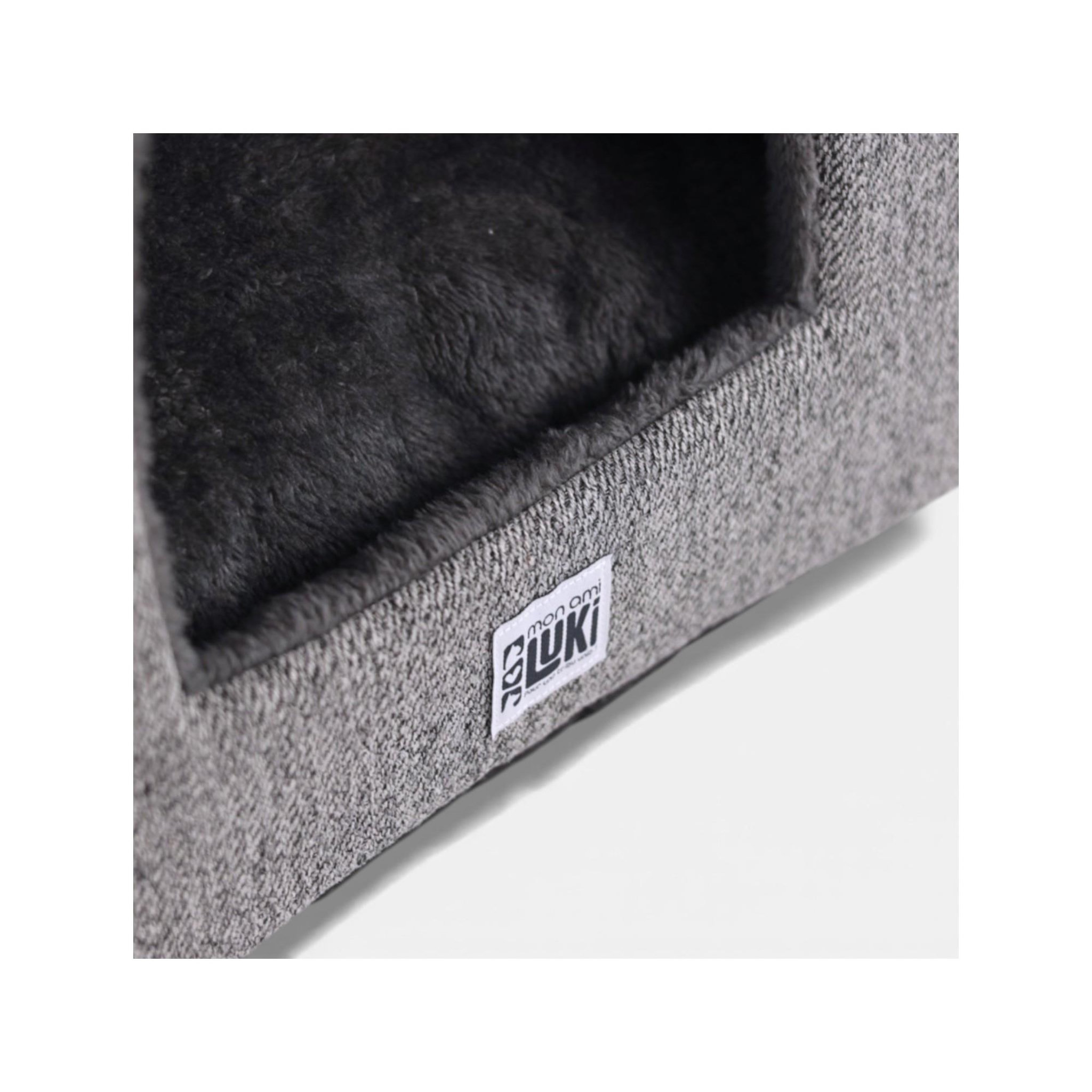 Voir la diapositive 3 : MON AMI LUKI Niche antiderapant tipi - GRIS - 38X38X40CM