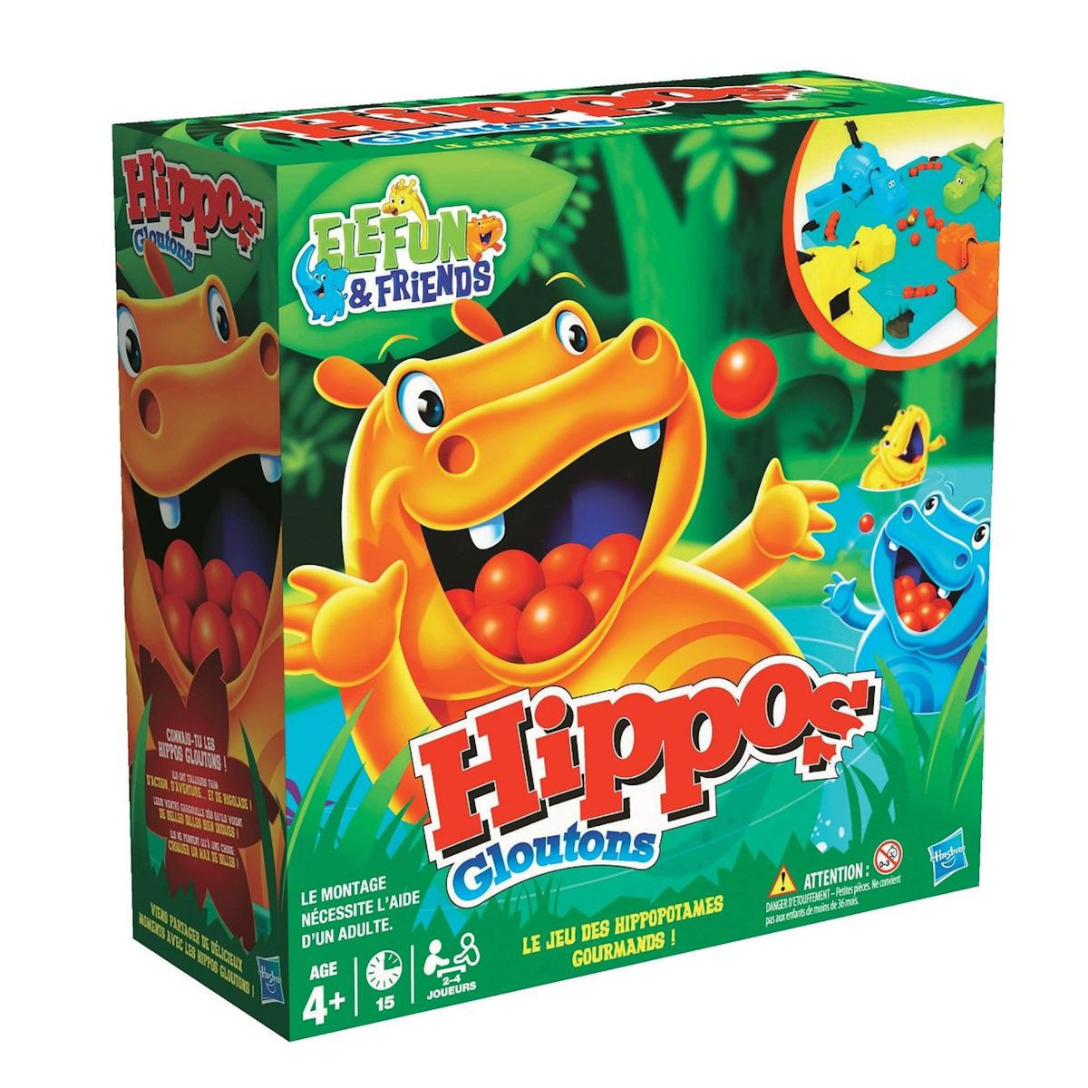 HASBRO Jeu Hippos Gloutons
