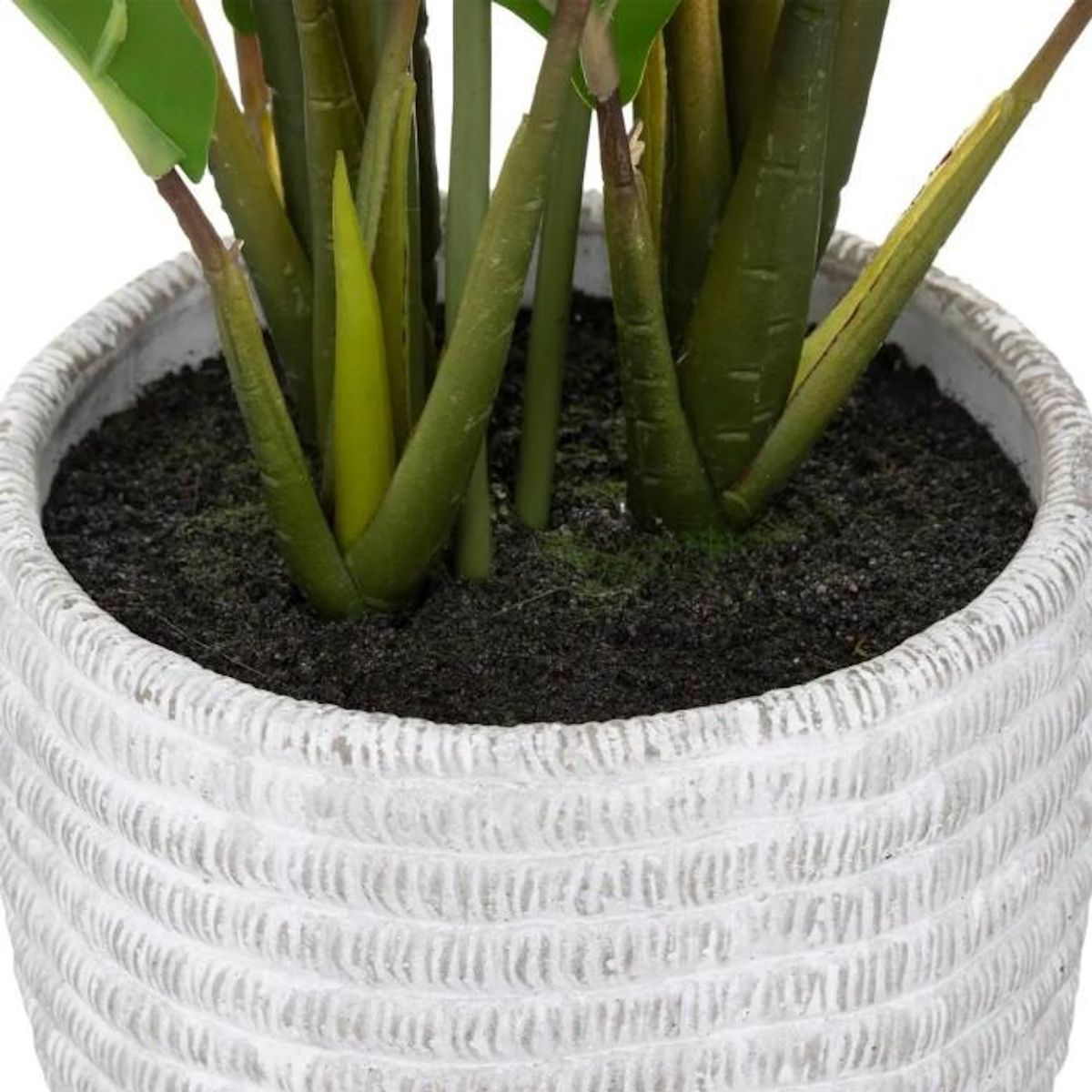 ATMOSPHERA Plante Artificielle  Lys de la Paix  54cm Vert & Blanc