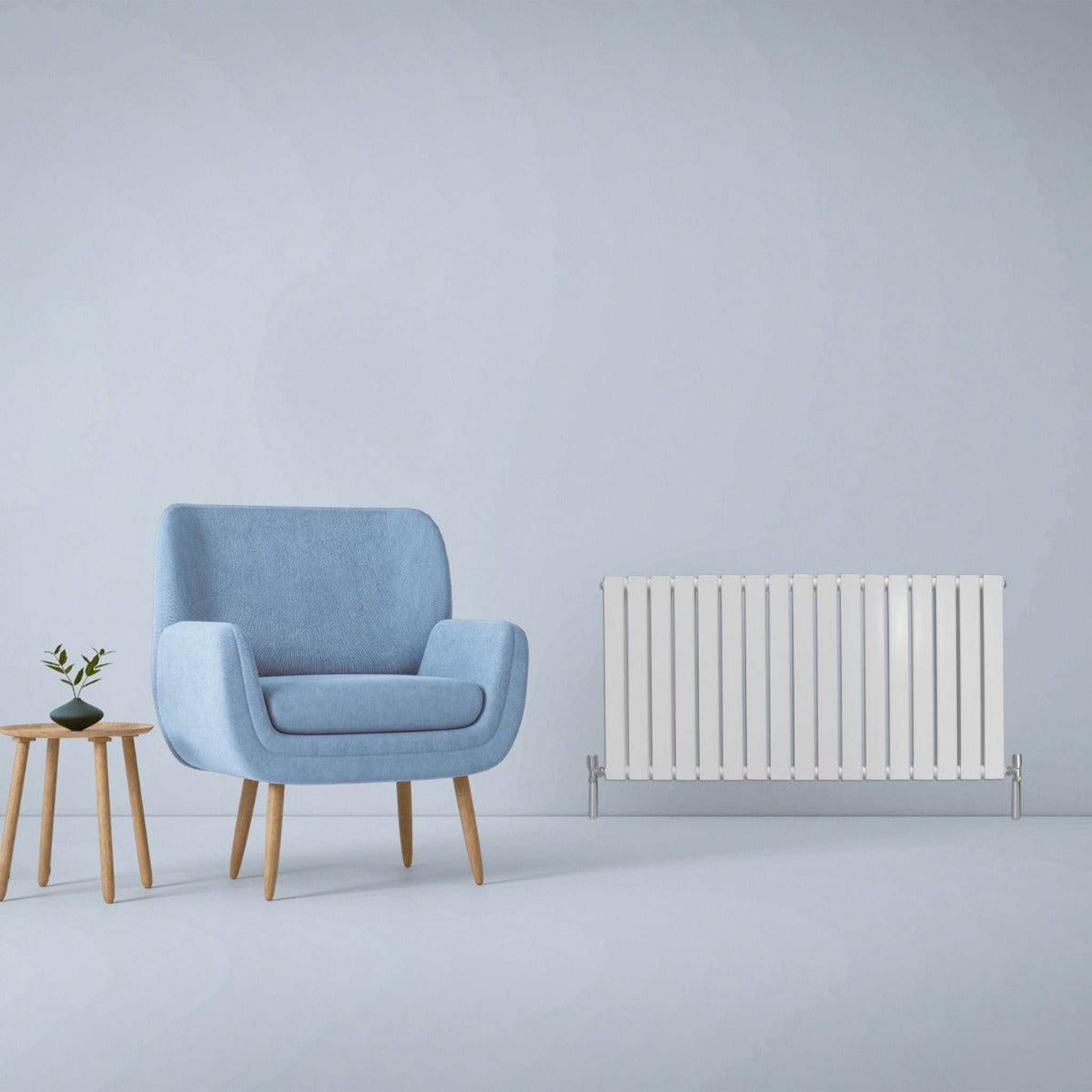 Voir la diapositive 2 : MONSTERSHOP Radiateur plat à 2 panneaux - 600 x 1190 mm