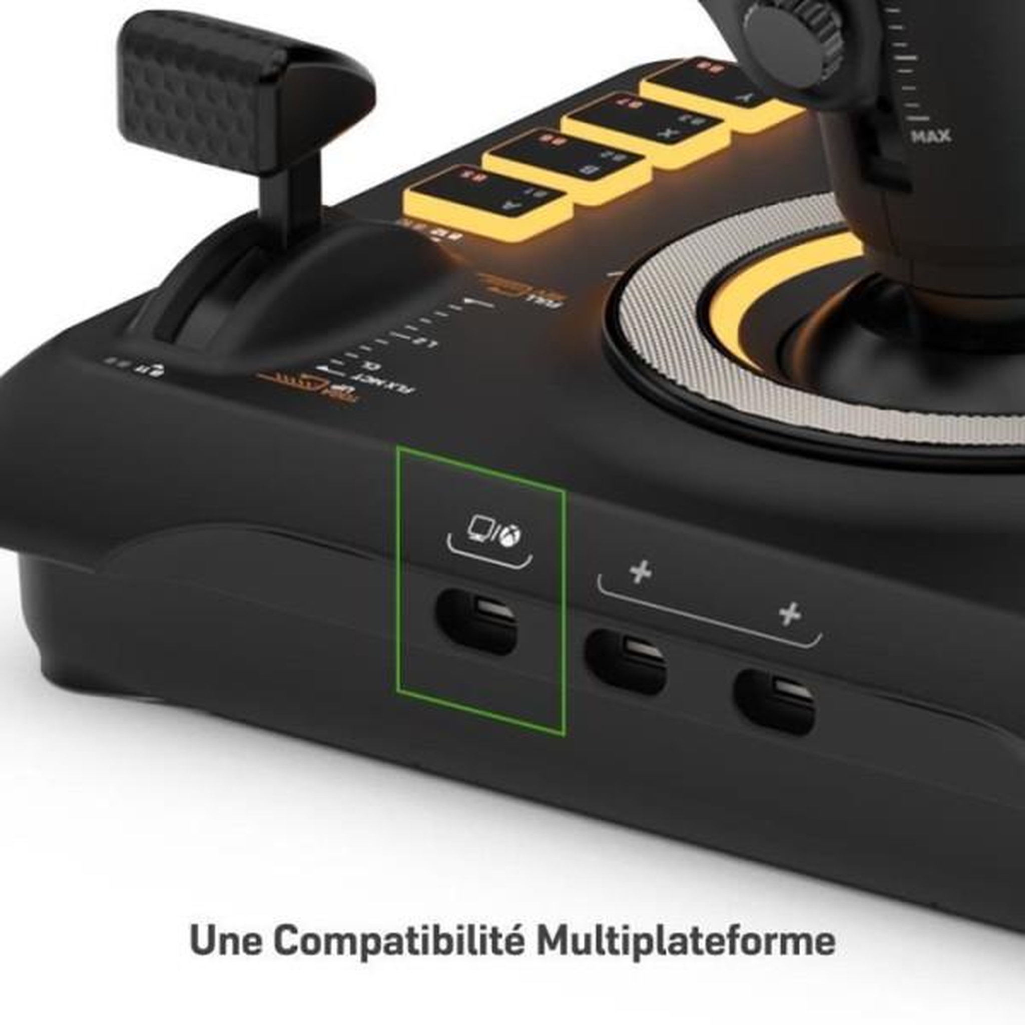 Voir la diapositive 3 : Turtle Beach Joystick de jeu - TURTLE BEACH - VelocityOne™ - Flightstick - Noir