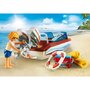 PLAYMOBIL 9428 - Family Fun - Vacanciers avec vedette et moteur submersible
