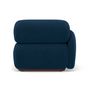 Voir la diapositive 5 : LISA DESIGN Penelope - module d'assise gauche en velours texturé