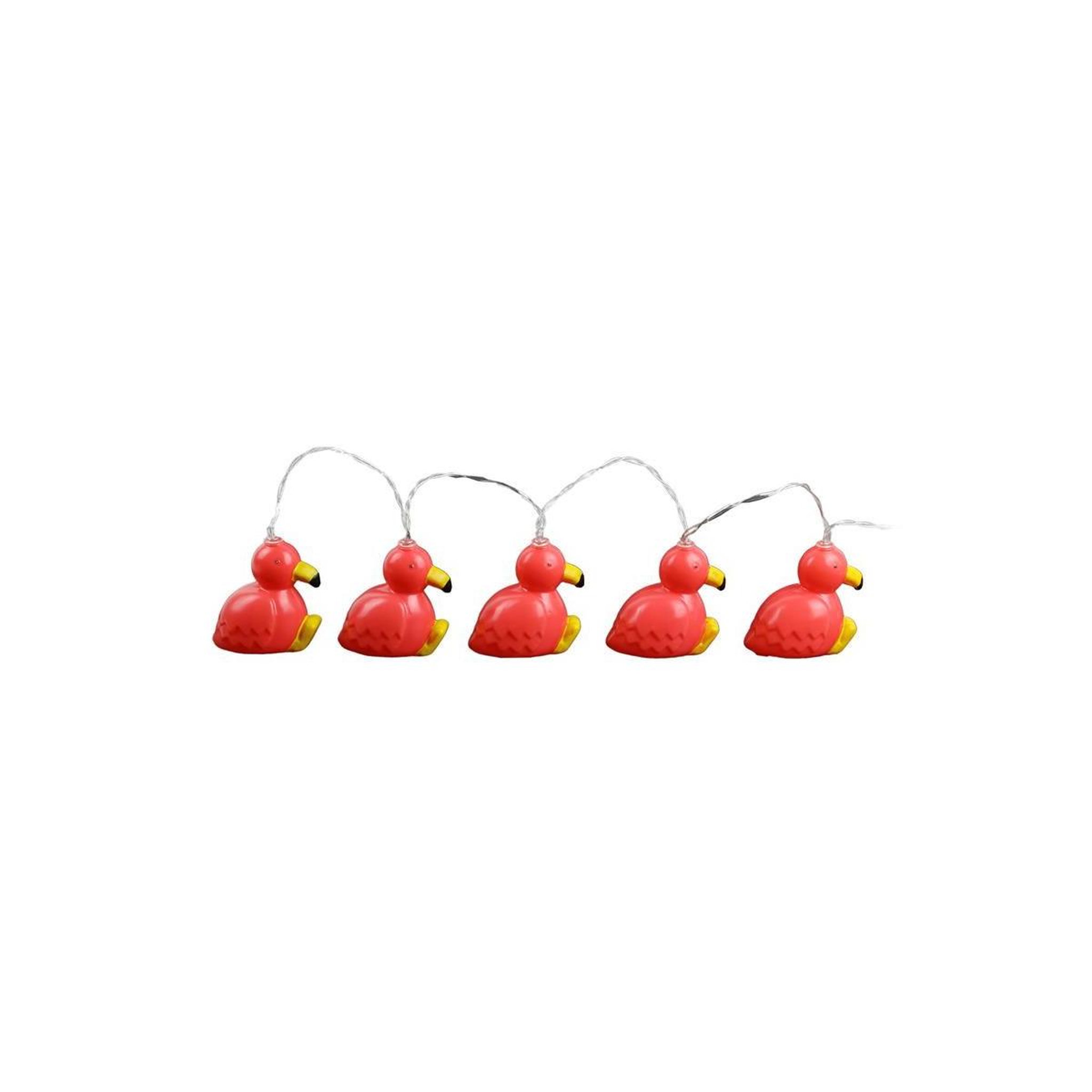 HOME DECO KIDS Guirlande lumineuse  flamant  165cm corail