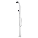 VIDAXL Douche de jardin 215 cm Aluminium