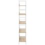 Voir la diapositive 4 : VIDAXL Bibliotheque a 5 niveaux chene 60x27,6x158,5 cm bois ingenierie