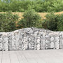 Voir la diapositive 1 : VIDAXL Paniers a gabions arques 25 pcs 400x30x100/120 cm Fer galvanise